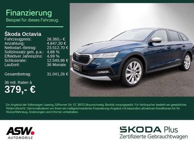 Gebraucht Skoda Octavia 200 PS (147 kW) 2023 Lavablau metallic Kombi