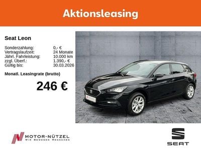 Neu Seat Leon 150 PS (110 kW) 2025 Schwarz Limousine