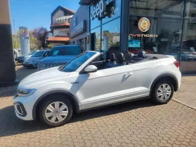 Gebraucht VW T-Roc Cabriolet R-line 150 PS (110 kW) 2023 Weiß Cabrio