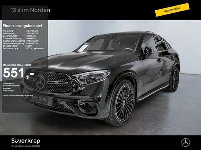 Schwarz metalliclack obsidians Gebraucht 2024 Mercedes GLC300 AMG Coupé | 67.300 € (Etwas zu teuer)
