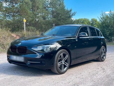 Schwarz Gebraucht 2014 BMW 116 Sport Line Kleinwagen | 9.000 € (Teuer)