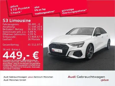 Gebraucht Audi S3 Design 310 PS (228 kW) 2023 Weiß Limousine