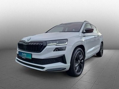 Gebraucht Skoda Karoq SportLine 190 PS (139 kW) 2024 Moonweiß perleffekt SUV