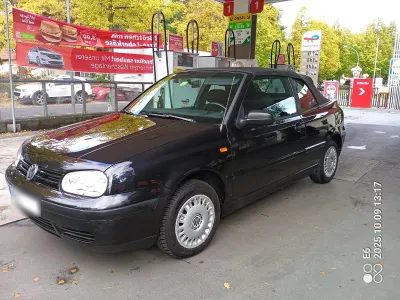 Gebraucht VW Golf Cabriolet 101 PS (74 kW) 1998 Schwarz Cabrio