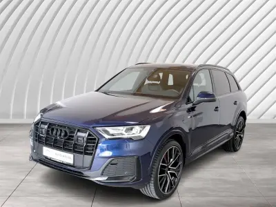 Gebraucht Audi Q7 S-Line 286 PS (210 kW) 2023 Navarrablau metallic SUV