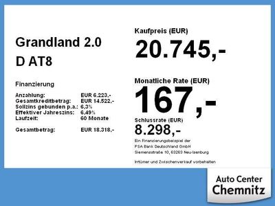 gebraucht Opel Grandland X 2.0 D AT8 Ultimate DENON LED Navi 360°