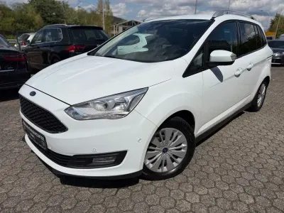 Gebraucht Ford Grand C-Max Titanium 125 PS (91 kW) 2019 Weiß Van / Kleinbus