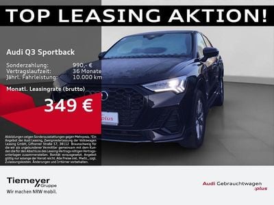 Gebraucht Audi Q3 Sportback S-Line 150 PS (110 kW) 2025 Schwarz SUV