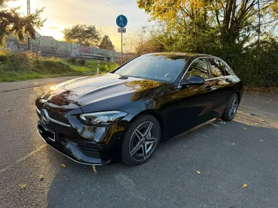 Gebraucht Mercedes C220 AMG line 197 PS (144 kW) 2023 Schwarz Limousine