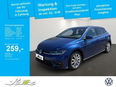 Brugt VW Polo R-line 110 HK (80 kW) 2022 Blå Hatchback