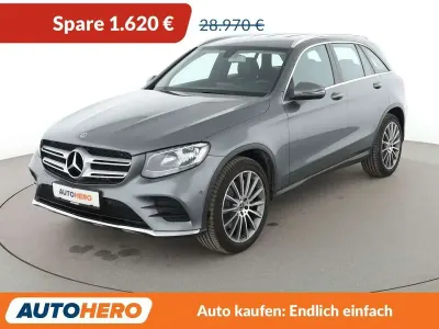 Gebraucht Mercedes GLC250 AMG line 211 PS (155 kW) 2018 Selenitgrau SUV
