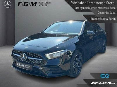 Gebraucht Mercedes A250 AMG line 218 PS (160 kW) 2022 Unilack nachtschwarz Limousine