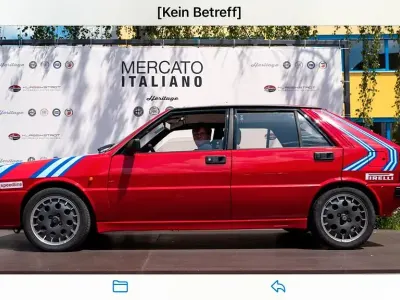 Gebraucht Lancia Delta 132 PS (97 kW) 1989 Rot Kleinwagen