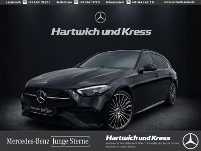 Gebraucht Mercedes C220 AMG line 197 PS (144 kW) 2025 Schwarz  unilack Kombi