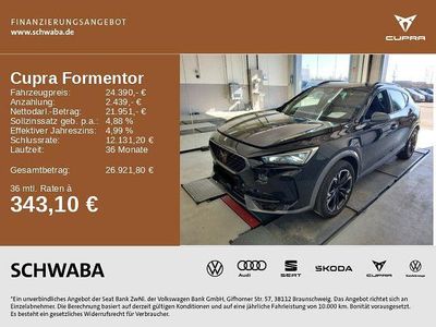 Gebraucht Cupra Formentor 204 PS (150 kW) 2022 Schwarz SUV