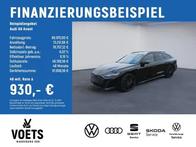 Neu Audi A6 Edition .1 299 PS (219 kW) 2026 Schwarz Kombi