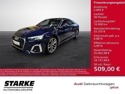 Blau Gebraucht 2022 Audi A5 Sportback S-Line Kleinwagen | 34.960 € (Fairer Preis)