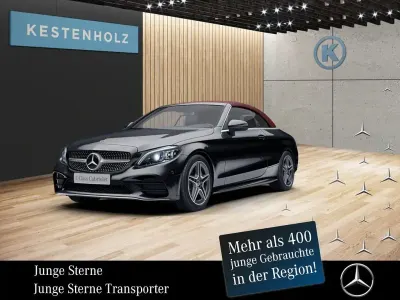 Gebraucht Mercedes C400 AMG 333 PS (244 kW) 2019 Obsidianschwarz Cabrio