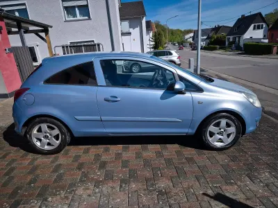 Brugt Opel Corsa 84 HK (61 kW) 2007 Blå Hatchback