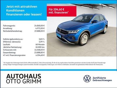 Occasion VW T-Roc Life 116 PK (85 kW) 2024 Blauw SUV