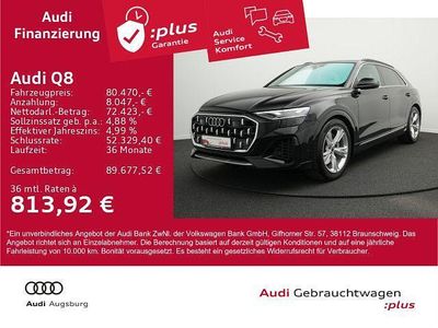 Gebraucht Audi Q8 Ambiente 394 PS (289 kW) 2024 Mythosschwarz metallic SUV