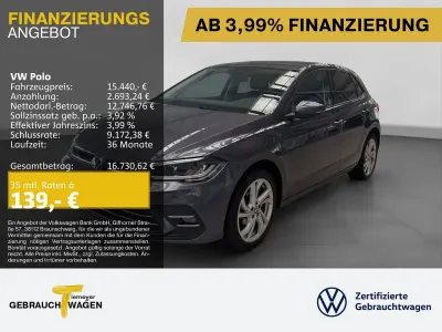 Gebraucht VW Polo Style 95 PS (69 kW) 2022 Grau Kleinwagen
