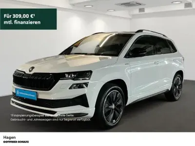 Usata Skoda Karoq SportLine 150 CV (110 kW) 2023 Bianco SUV