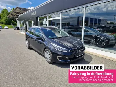 Gebraucht Kia Ceed Sportswagon DREAM-TEAM Edition 135 PS (99 kW) 2018 Schwarz Kombi