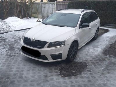 Brugt Skoda Octavia RS 220 HK (161 kW) 2014 Hvid Hatchback