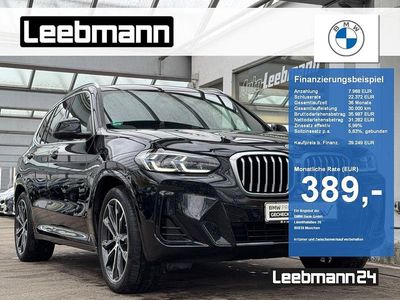 Schwarz Gebraucht 2022 BMW X3 M Sport SUV | 38.999 € (Fairer Preis)