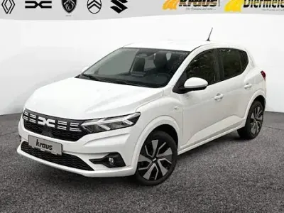 Ny Dacia Sandero Expression 122 HK (89 kW) 2026 Hvid Sedan