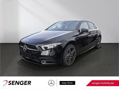 Schwarz Gebraucht 2020 Mercedes A250 AMG Limousine | 24.890 € (Fairer Preis)