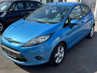 Gebraucht Ford Fiesta Trend 82 PS (60 kW) 2009 Blau Kleinwagen