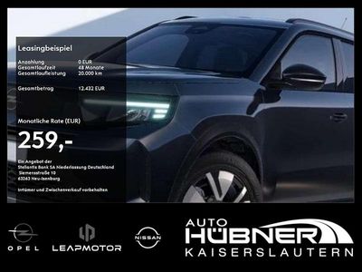 Neu Opel Frontera 136 PS (100 kW) 2025 Diamant schwarz SUV