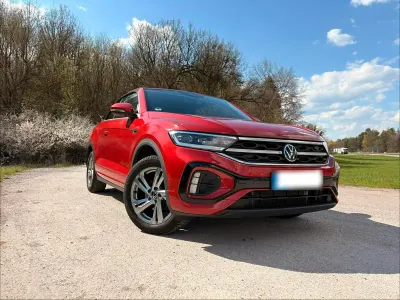 Gebraucht VW T-Roc Cabriolet R-line 150 PS (110 kW) 2022 Rot Cabrio