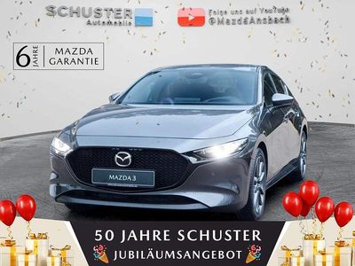Grau Gebraucht 2024 Mazda 3 Exclusive-Line Limousine | 27.880 € (Etwas zu teuer)