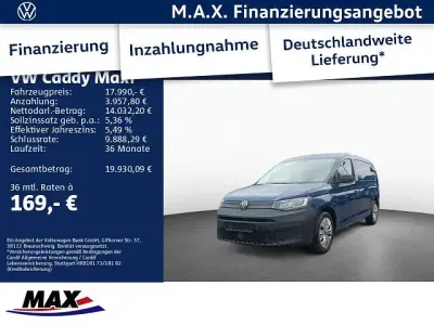 Gebraucht VW Caddy Maxi 122 PS (89 kW) 2022 Blau Van / Kleinbus