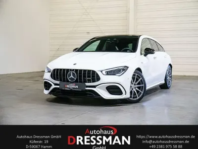 Gebraucht Mercedes CLA45 AMG AMG 387 PS (284 kW) 2020 Polarweiss  unilack Coupé