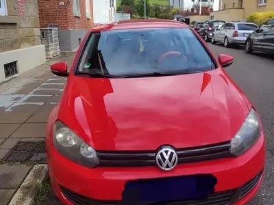 Brugt VW Golf VI 86 HK (63 kW) 2010 Rød Hatchback
