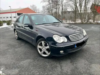 Brugt Mercedes C350 Sport Edition 272 HK (200 kW) 2005 Blå Sedan