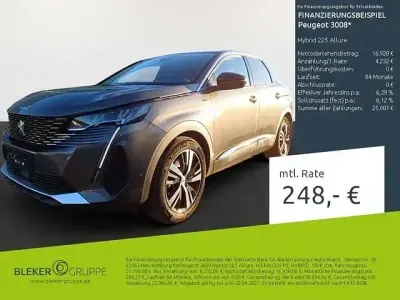 Brugt Peugeot 3008 Allure 306 HK (225 kW) 2022 Grå SUV