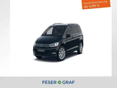 Gebraucht VW Touran Highline 150 PS (110 kW) 2025 Grenadillschwarz metallic Van / Kleinbus