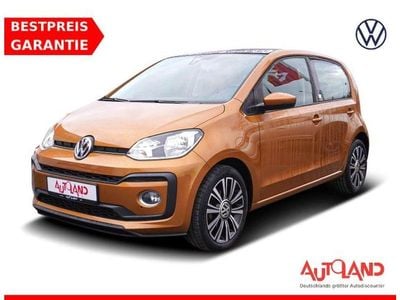 Gebraucht VW up! 90 PS (66 kW) 2018 Honey yellow metallic (metallic) Kleinwagen