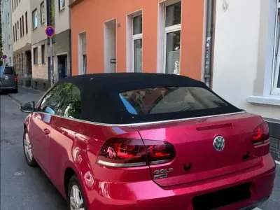 Gebraucht VW Golf Cabriolet 122 PS (89 kW) 2012 Rot Cabrio