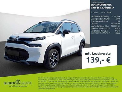 Weiß Gebraucht 2023 Citroën C3 Aircross PureTech SUV | 13.670 € (Guter Preis)