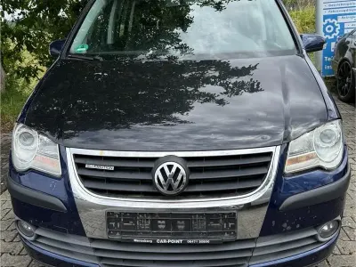 Gebraucht VW Touran 105 PS (77 kW) 2009 Blau Van / Kleinbus