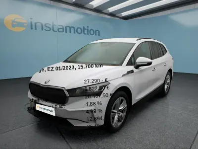 Gebraucht Skoda Enyaq iV Lodge 131 kW (179 PS) 2023 Weiß SUV
