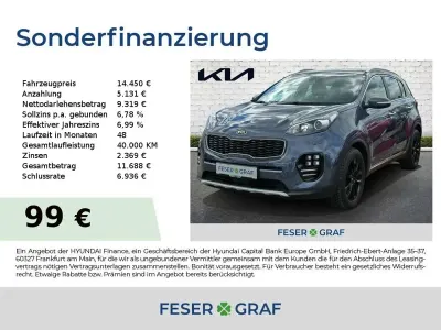 Gebraucht Kia Sportage GT-Line 177 PS (130 kW) 2016 Blau SUV