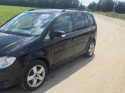 Gebraucht VW Touran United 140 PS (102 kW) 2008 Schwarz Van / Kleinbus
