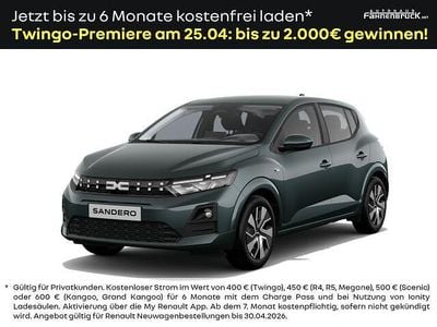 Neu Dacia Sandero Expression 122 PS (89 kW) 2026 Grün